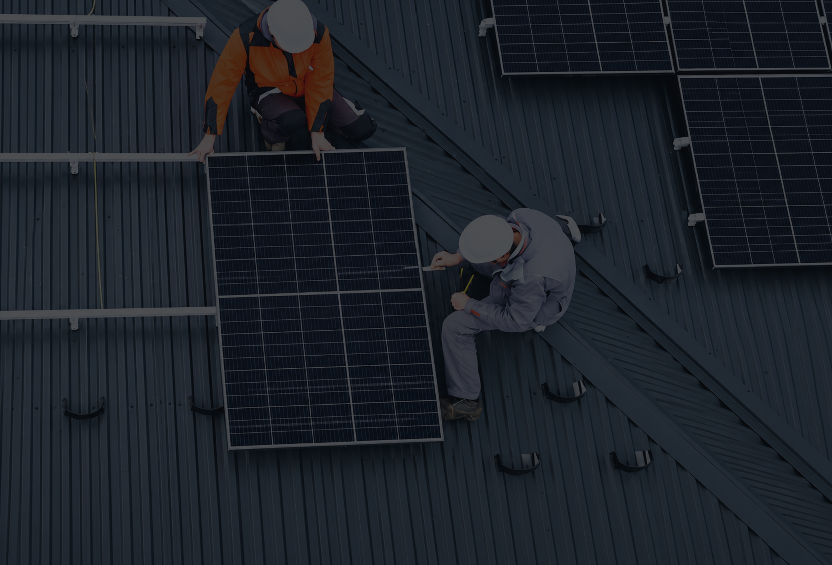 Rooftop solar installation